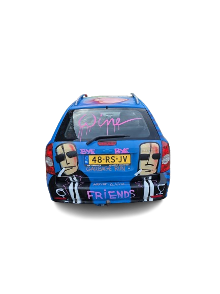 Carbage Run auto - aanzicht 4